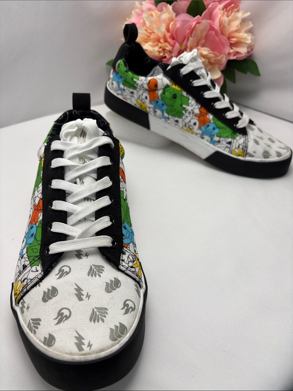 Ground Up Mens/Unisex 10.5 Casual Pokémon Sneakers Character Print #458